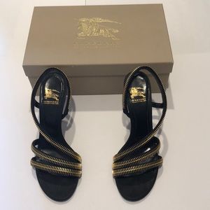 Burberry Women’s  Black & Gold High Heel